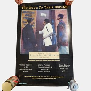 The Door To Their Dreams (Arista Black Music Month) 24x36 VTG 1988 Promo Poster